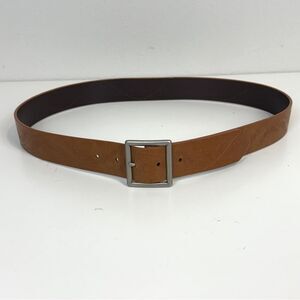 Vintage Y2K Nine & Co Embossed Brown Leather Belt XL
